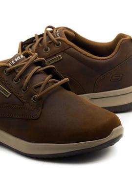 Deportivo Skechers Delson Marrón para Hombre