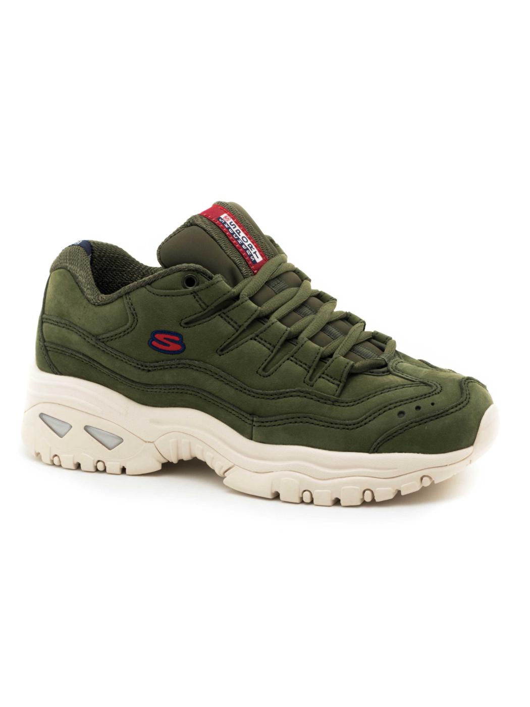 Zapatilla Skechers D Lites Verde para Mujer en Monchel
