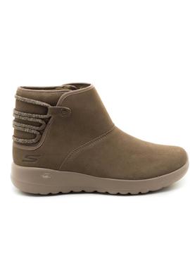 Botines Skechers Aglow Taupe para Mujer