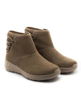 Botines Skechers Aglow Taupe para Mujer