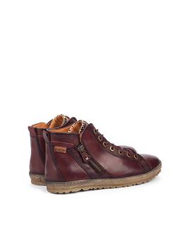 Botines Pikolinos LAGOS 901-8506 color granate para mujer