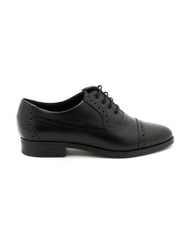 Zapato Pitillos De Piel Negro 5370