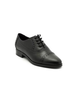 Zapato Pitillos De Piel Negro 5370