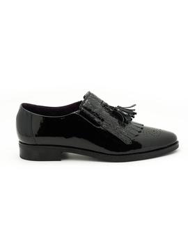 Zapato Pitillos De Piel Negro 5373