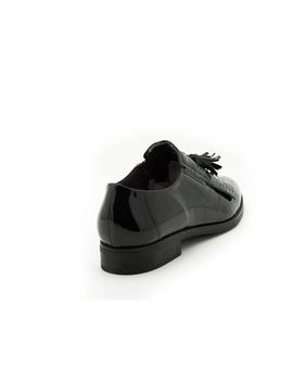 Zapato Pitillos De Piel Negro 5373