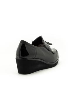 Zapato Pitillos De Piel Negro 5233