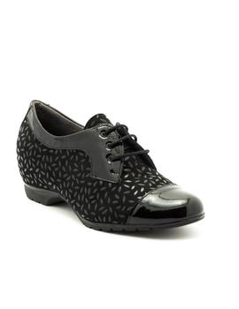 Zapato Pitillos De Piel Negro 3812